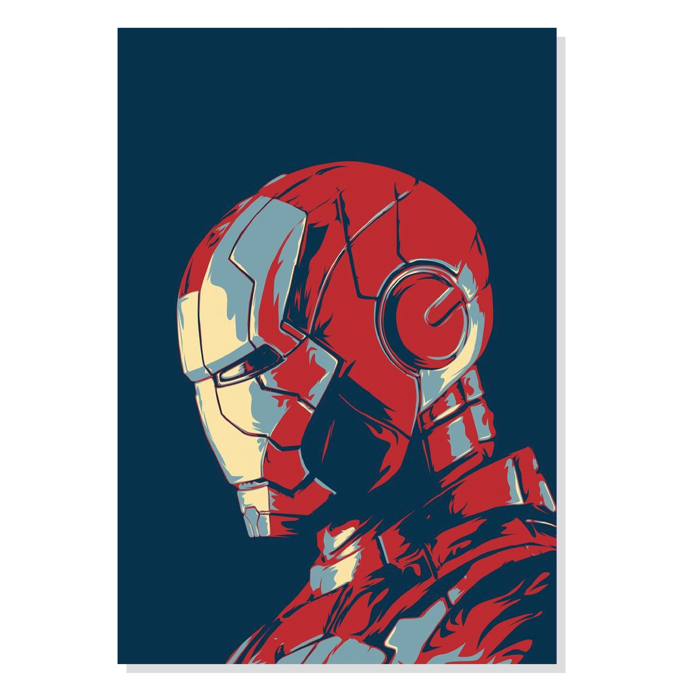 تابلو شاسی طرح فیلم مرد آهنی Iron Man Marvel مدل M0345