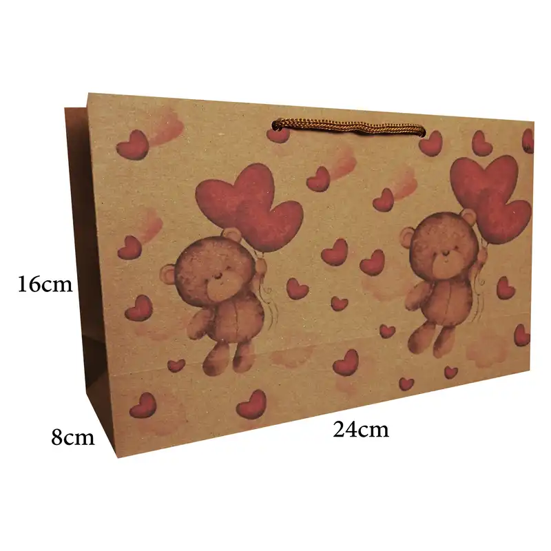 ساک هدیه مدل خرس و قلب