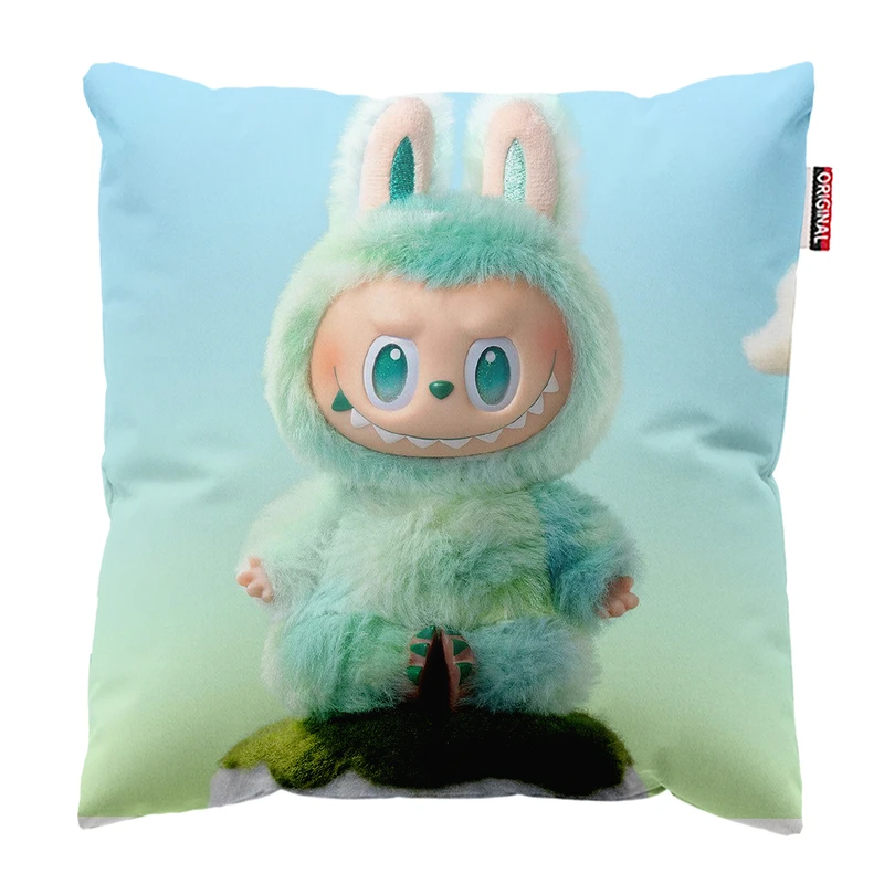 کوسن پاد آفرین مدل عروسک لبوبو کد PK301694 سایز 30*30 سانتی متر