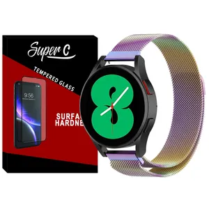 بند سوپرسی مدل New Milanese مناسب برای ساعت هوشمند سامسونگ Galaxy Watch 5 40mm / Watch 5 44mm / Watch 5 pro 45mm