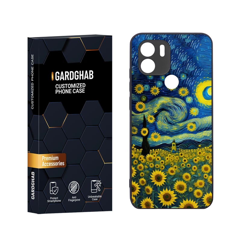 کاور گارد قاب مدل هنری مناسب برای گوشی موبایل شیائومی Redmi A1 Plus / A2 Plus / Poco C50 /C51