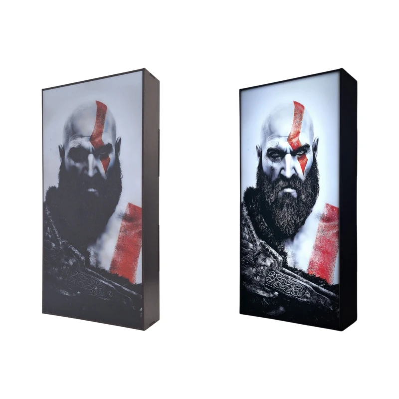 لایت باکس گیمینگ مدل آرسولایت طرح God of War کد AB06