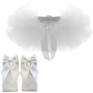 ست شورت و جوراب نوزادی مدل پرنسس