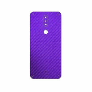 MAHOOT Purple-Fiber Cover Sticker for Nokia 2.4