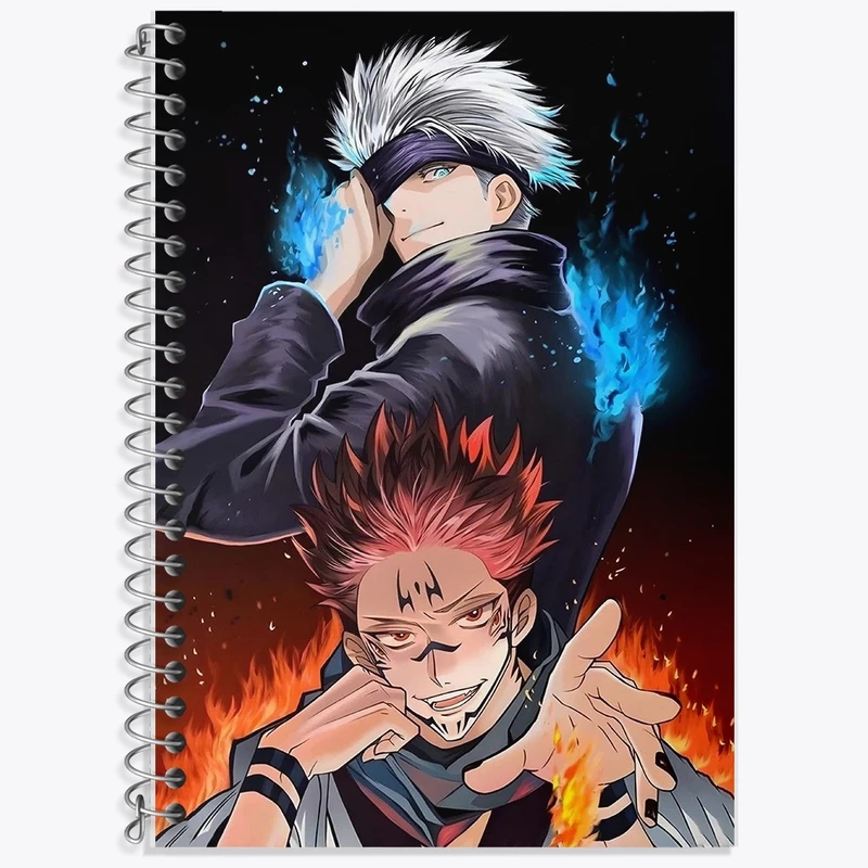 دفتر لغت 50 برگ خندالو طرح انیمه جوجوتسو کایزن کد F2498