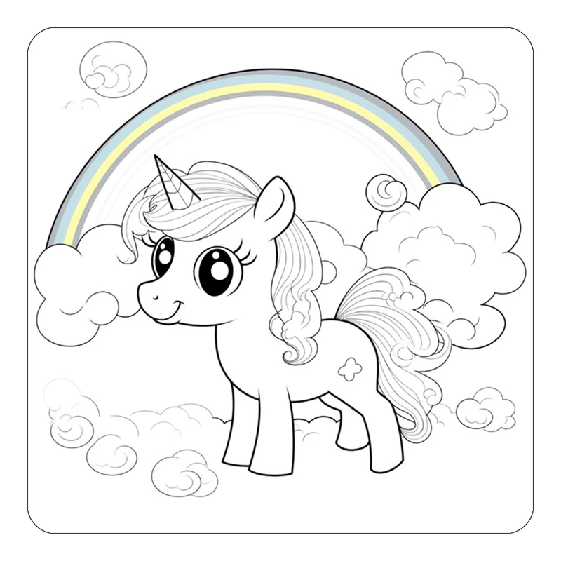 مگنت کاکتی طرح اسب تک شاخ و یونیکورن مدل mp30249