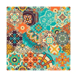 کاشی گلاک مدل اسلیمی طرح سنتی ایرانی کد TT135