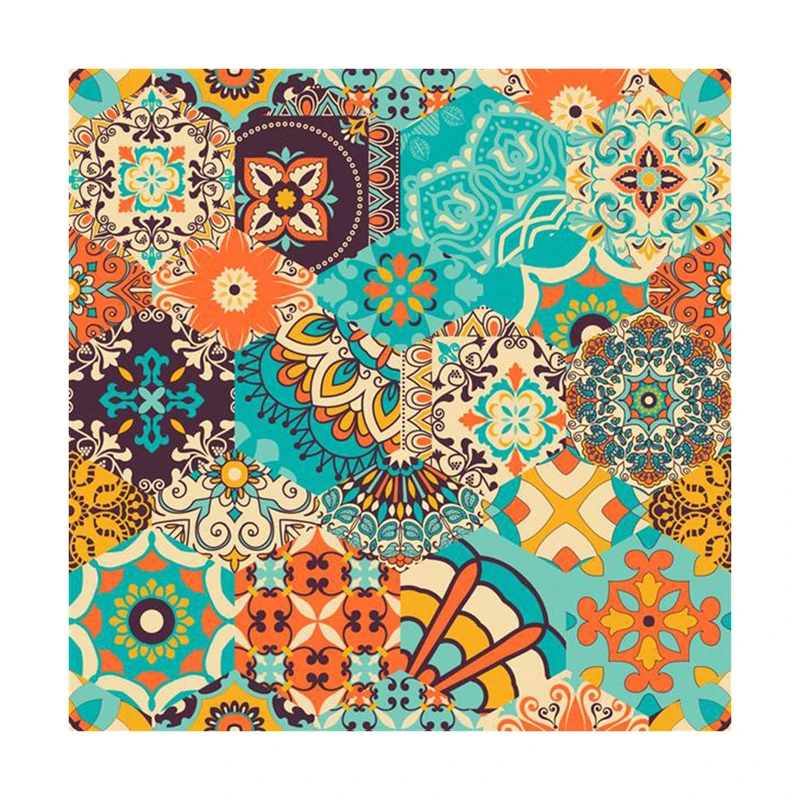 کاشی گلاک مدل اسلیمی طرح سنتی ایرانی کد TT135