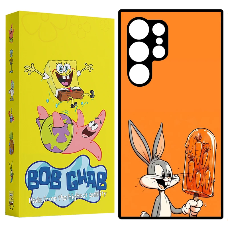 کاور باب قاب طرح خرگوش مدل BCPS23U مناسب برای گوشی موبایل سامسونگ Galaxy S23 Ultra 5G