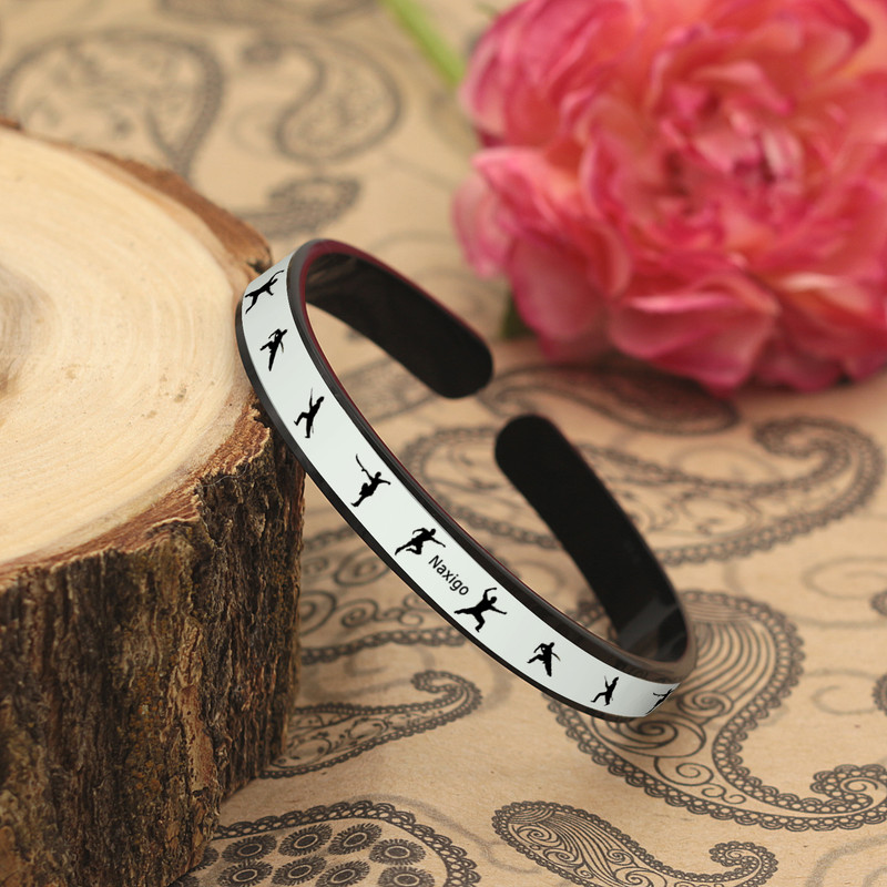 دستبند ناکسیگو طرح ووشو مدل BR5414 دستبند ناکسیگو طرح ووشو مدل BR5414