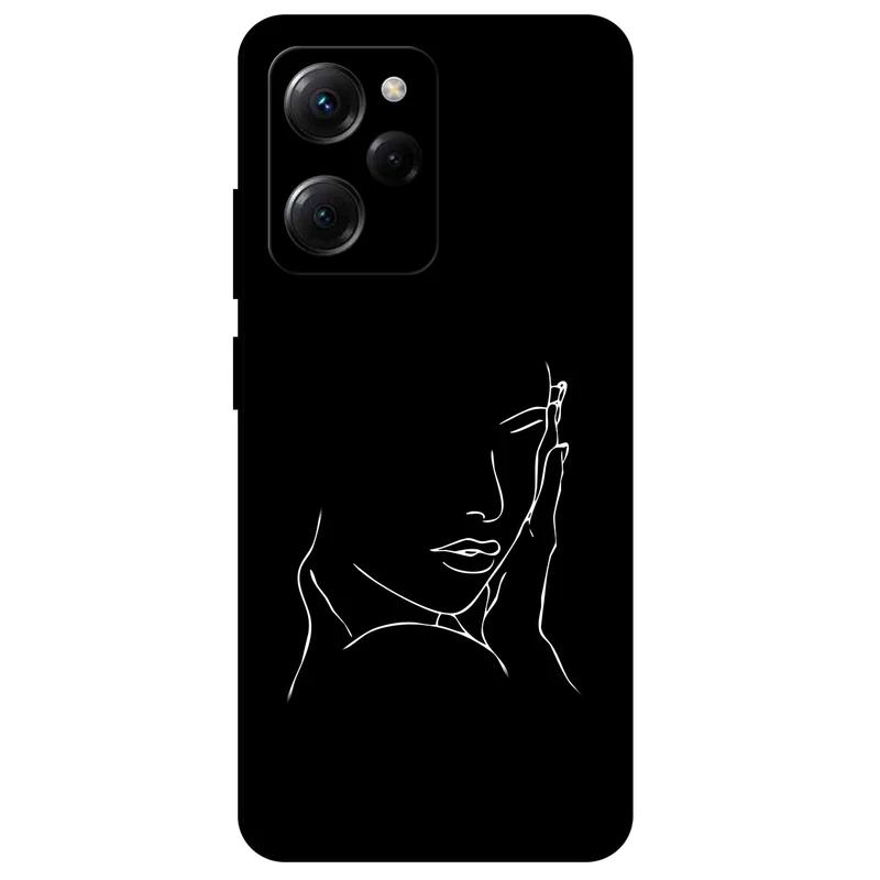 کاور مگافون طرح دخترانه مدل 8153 مناسب برای گوشی موبایل شیائومی Poco X5 Pro  