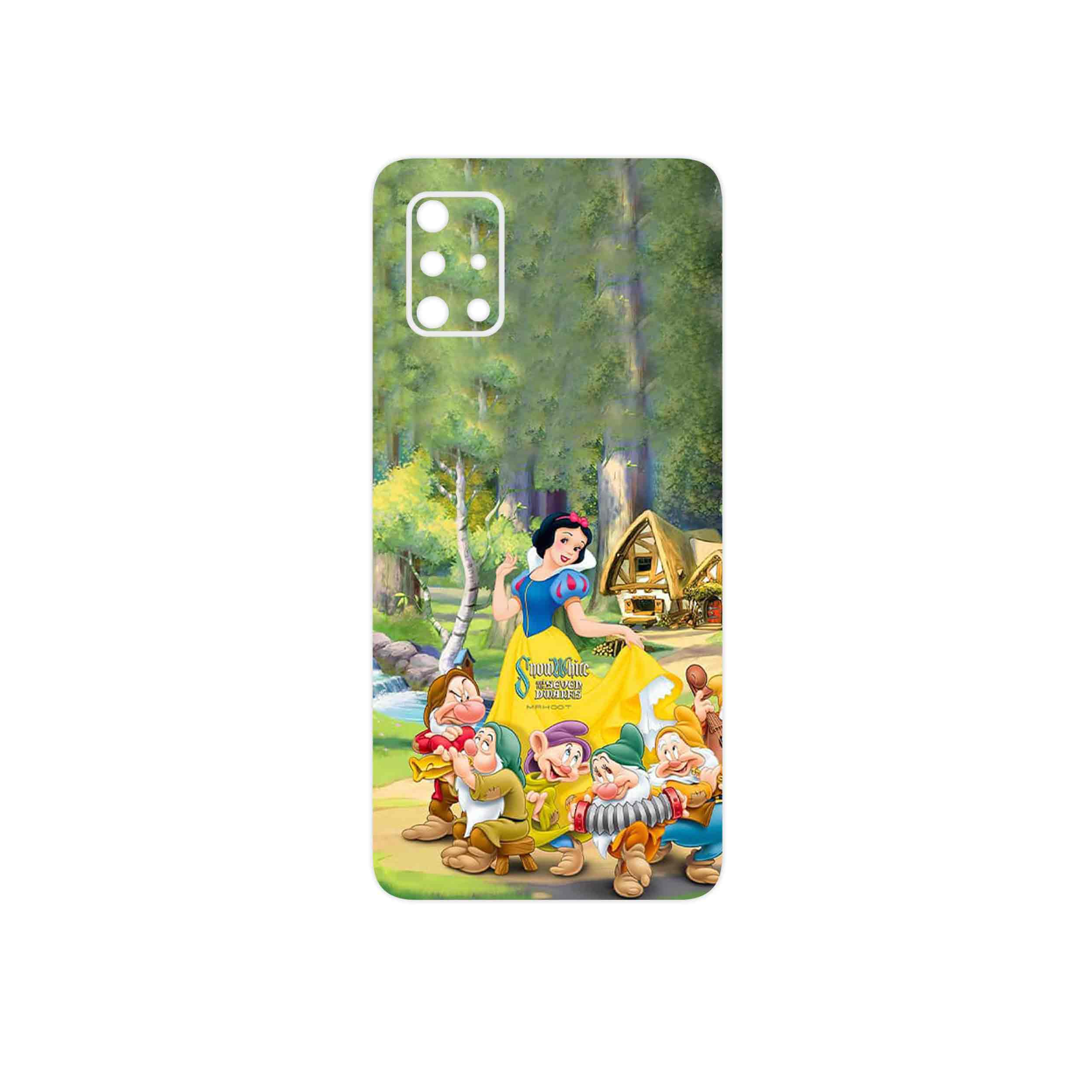برچسب پوششی ماهوت مدل Snow White مناسب برای گوشی موبایل سامسونگ Galaxy A71 5G