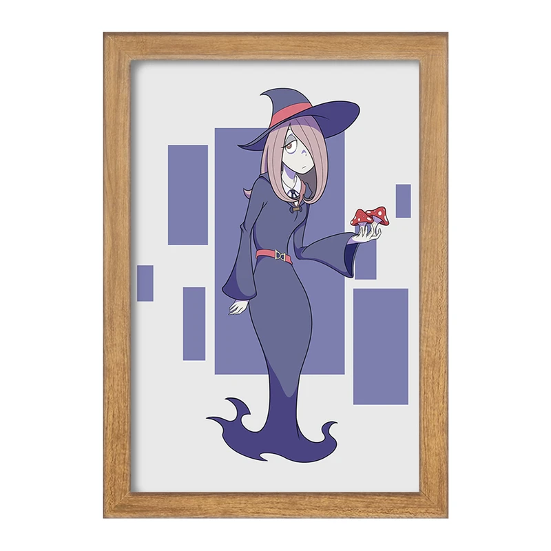 تابلو خندالو مدل سوسی انیمه جادوگران کوچک Little Witch Academia  کد 22850
