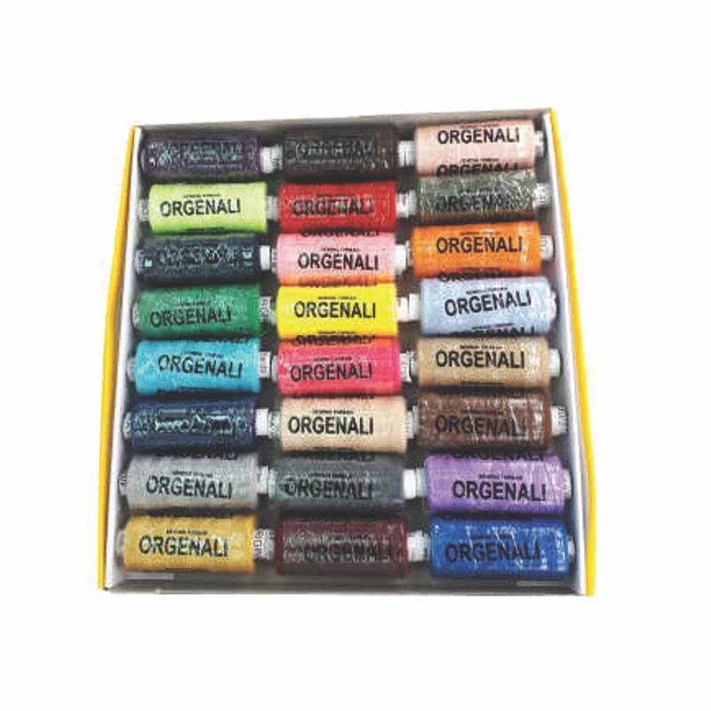 عکس شماره 4 : نخ خیاطی کد org24 مجموعه 24 عددی