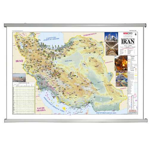 نقشه گیتاشناسی مدل اقتصادی ایران انگلیسی کد L409