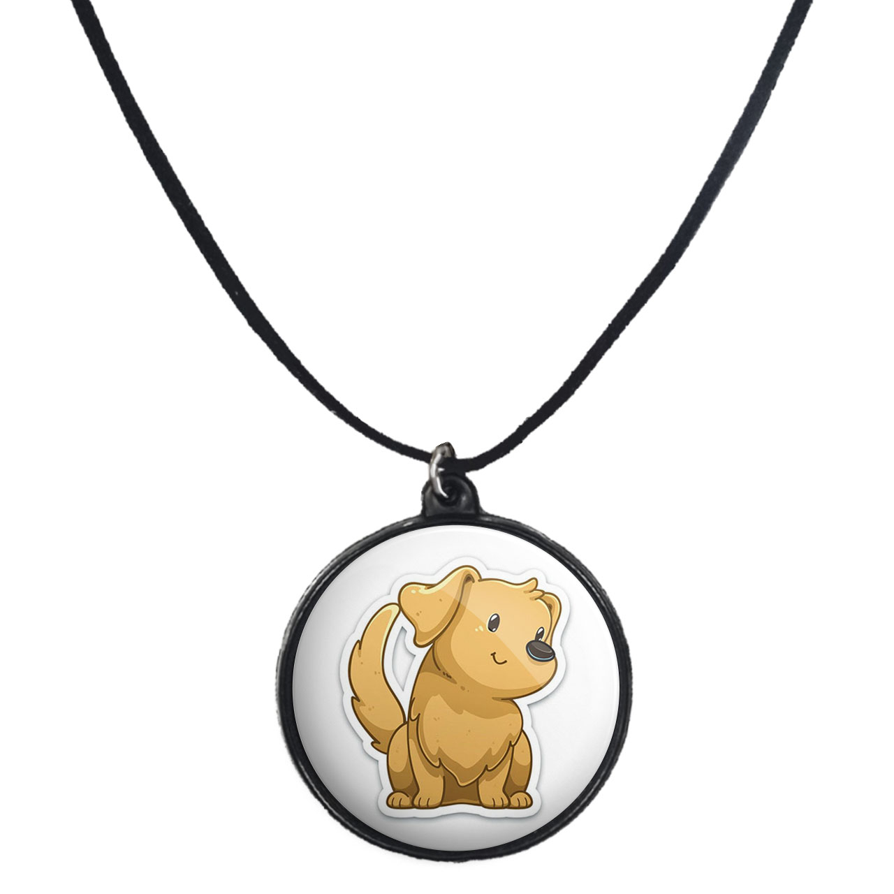 گردنبند پرمانه طرح حیوانات کیوت کد pmb.21496 مدل دو طرفه