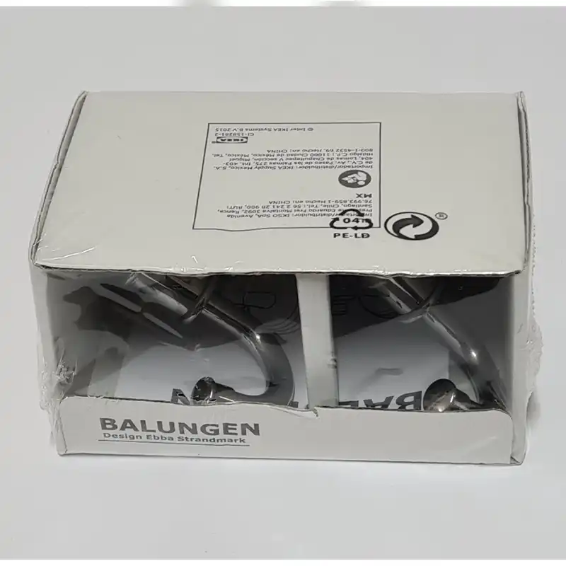 آویز حوله ایکیا مدل BALUNGEN کد 702.930.28 بسته 2 عددی