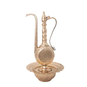 ست آفتابه و لگن مسی کد 6917