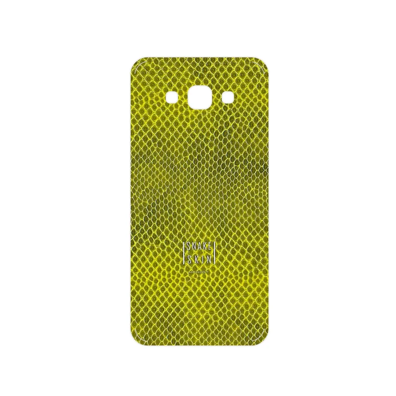 برچسب پوششی ماهوت مدل Yellow Snake Skin مناسب برای گوشی موبایل سامسونگ Galaxy A8
