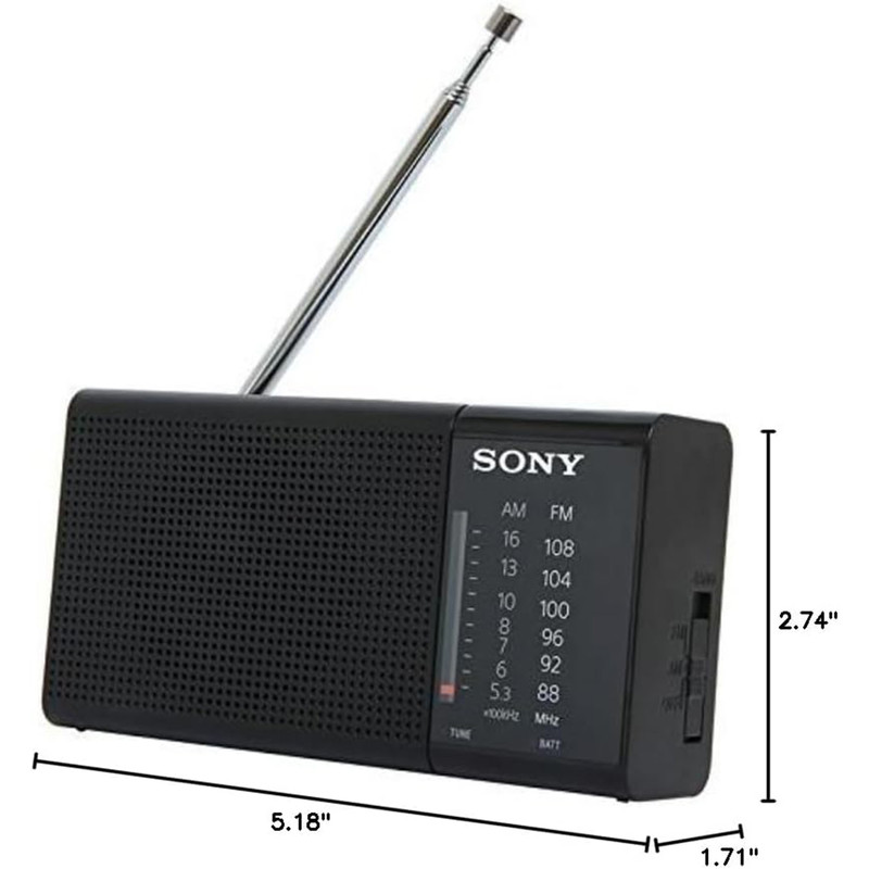 رادیو جیبی سونی مدل ICF-P36 رادیو جیبی سونی مدل ICF-P36