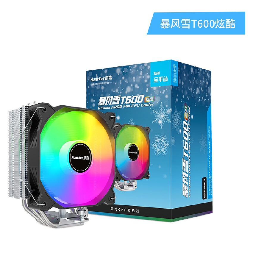 خنک کننده پردازنده هانت کی مدل T600ARGB-120MM