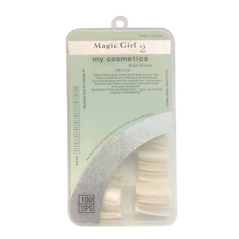 تیپ ناخن مجیک گرل مدل 1221 بسته 100 عددی