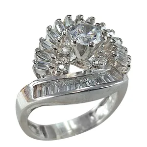 انگشتر نقره زنانه مدل 123