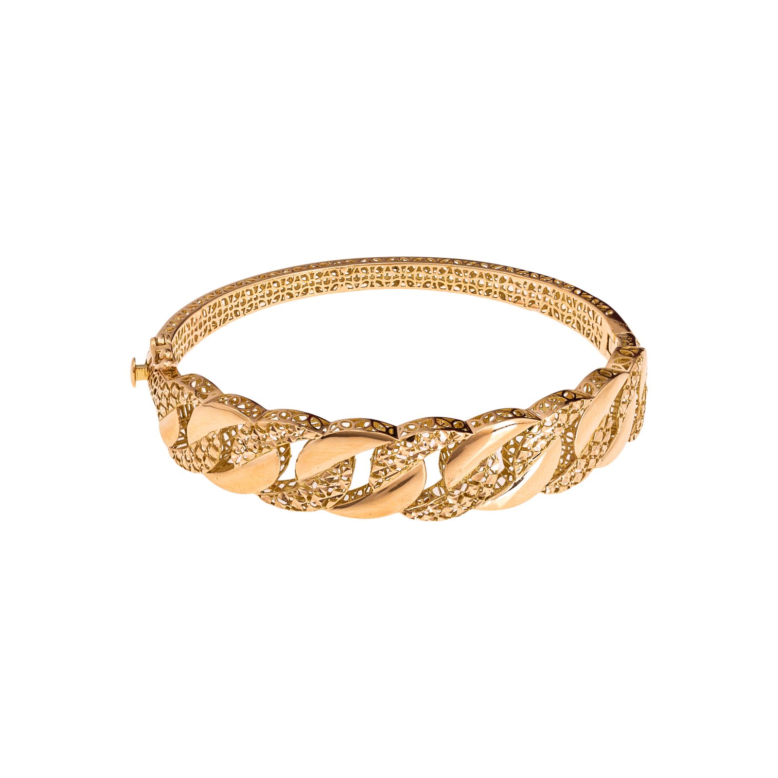 دستبند طلا 18 عیار زنانه گالری یار طلا کد DA01 -  - 1