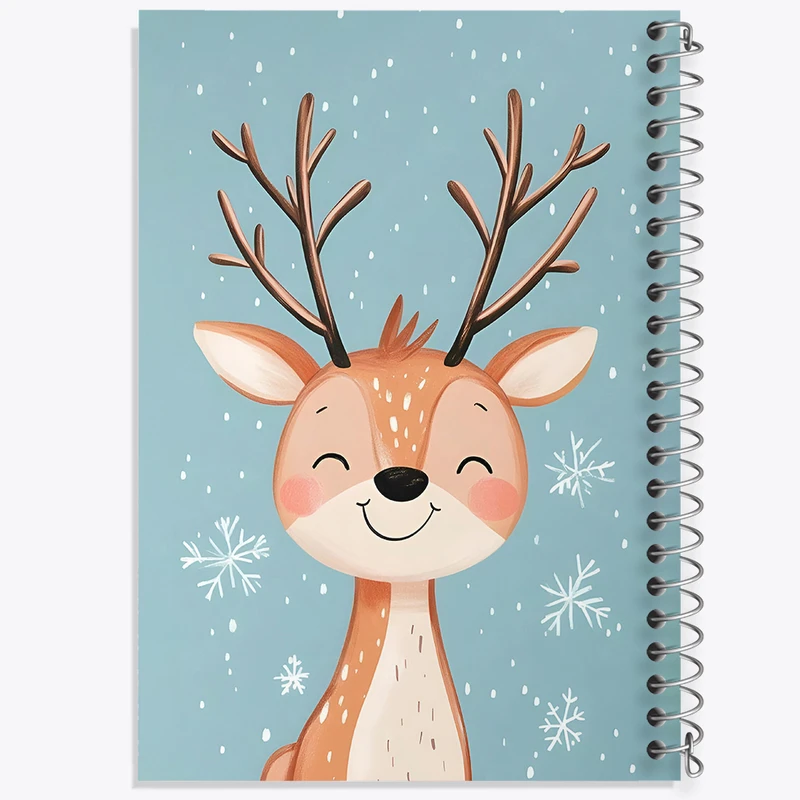 دفتر مشق 100 برگ خندالو طرح آهوی بامزه کد F8362