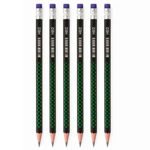 مداد مشکی مدل KNP-7006 بسته 6 عددی