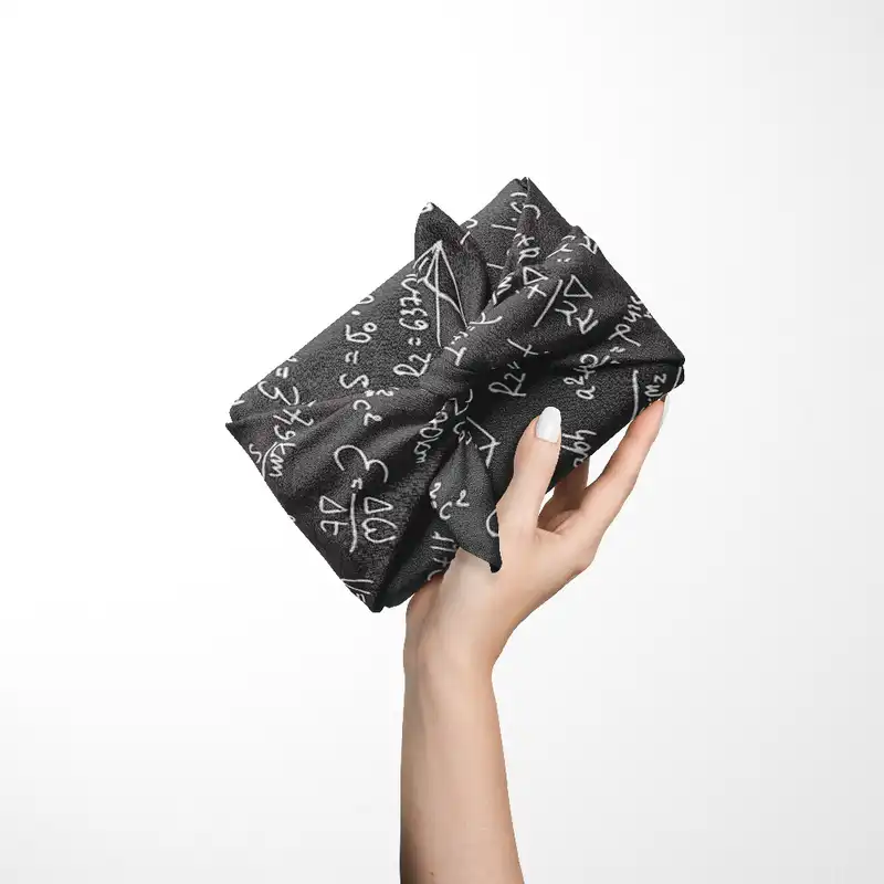 کاغذ کادو ترمه طراحان ایده مدل پترن ریاضی کد strm0080