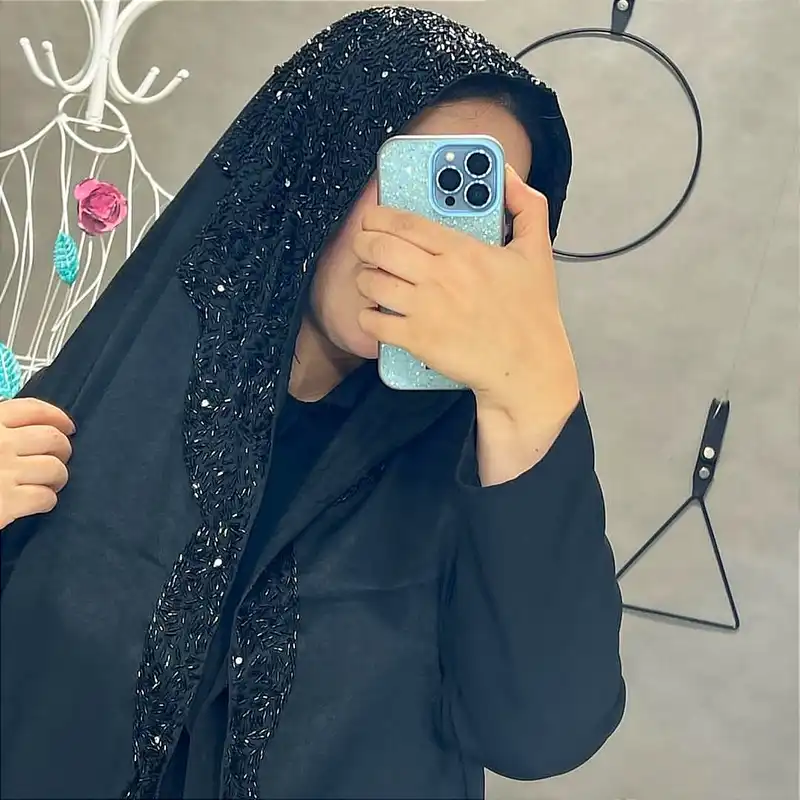 شال زنانه مدل مجلسی کوپرا جواهردوزی