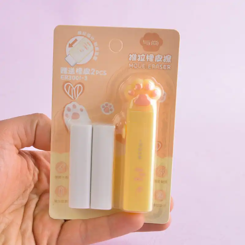 پاک کن مدل کاتر طرح پنجه به همراه یدک بسته 3 عددی