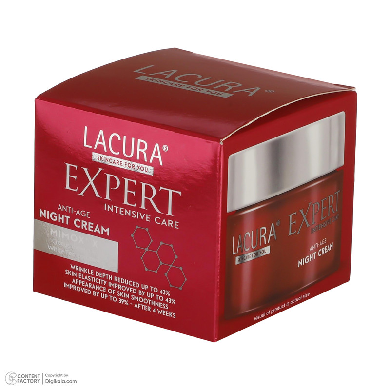 کرم ضد چروک شب لاکورا مدل MIMOXX حجم 50 میلی لیتر
