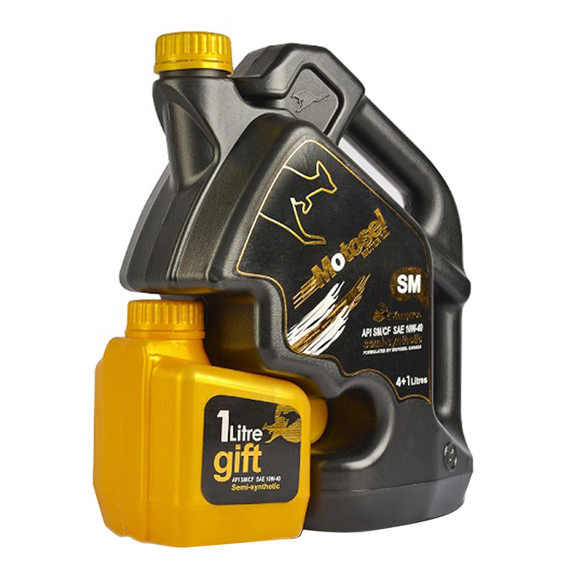 روغن موتور خودرو موتوسل مدل SM 10W40 کانگورو حجم 5 لیتر