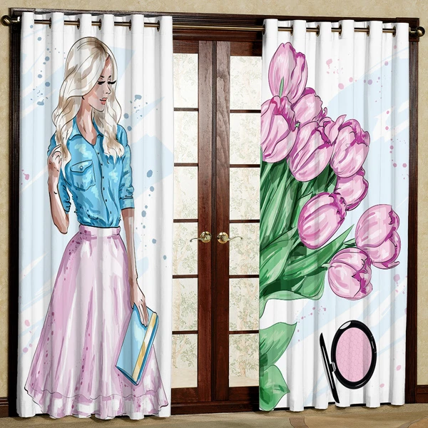 پرده کد 6083 ابعاد 280x140 سانتی متر