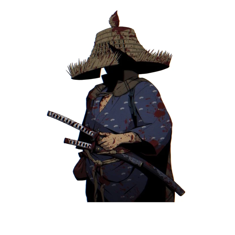 استیکر لپ تاپ و موبایل مدل بازی طرح شبح تسوشیما Ghost of Tsushima کد 4191