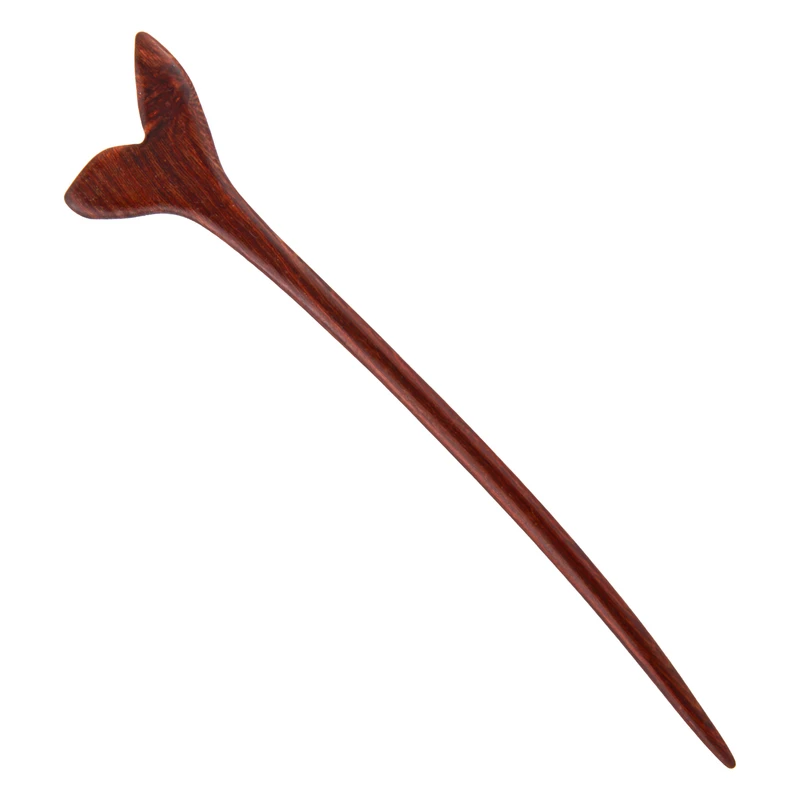 گیره مو زنانه مدل کانزاشی چوبی طرح وال کد 1993