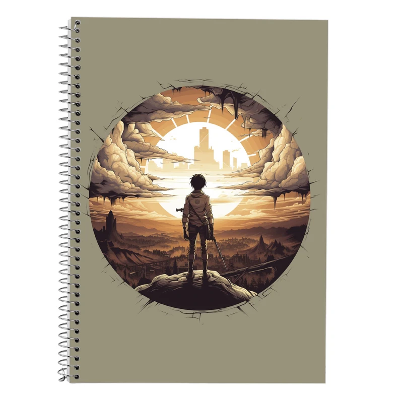 دفتر لغت 50 برگ مدوپد طرح تایتان Titan کد DF11819