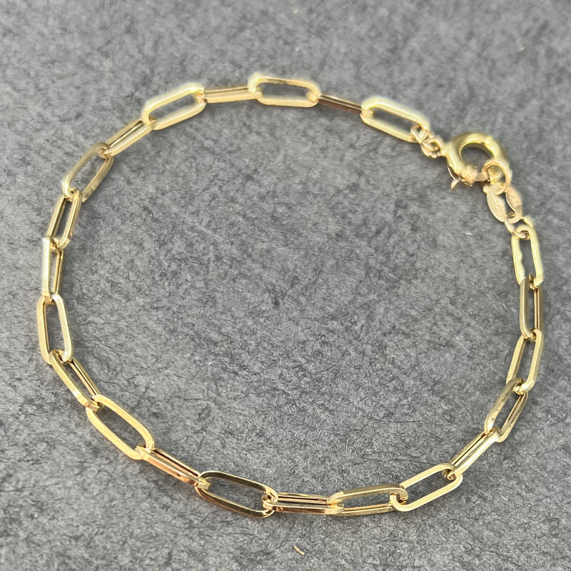 دستبند طلا 18 عیار مردانه دوست خوب مدل dk049