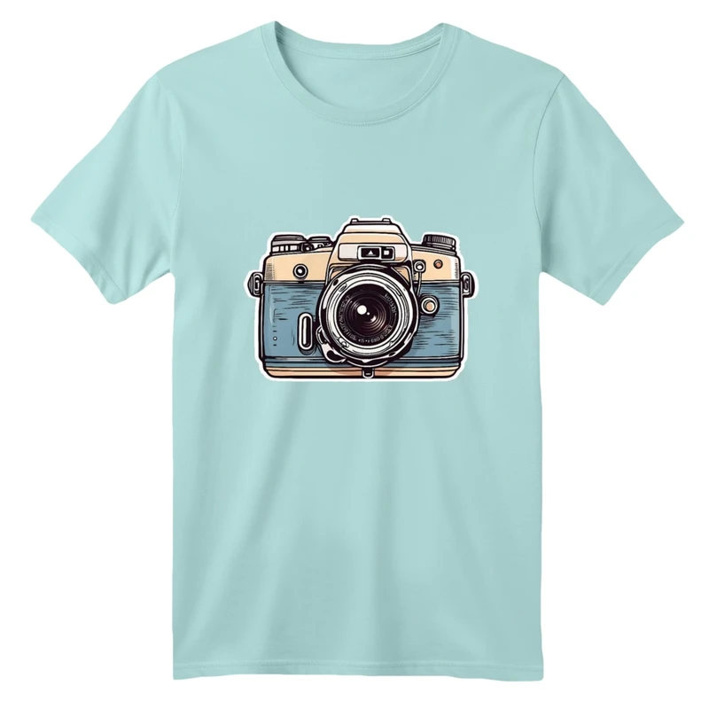 تی شرت آستین کوتاه بچگانه مدل دوربین