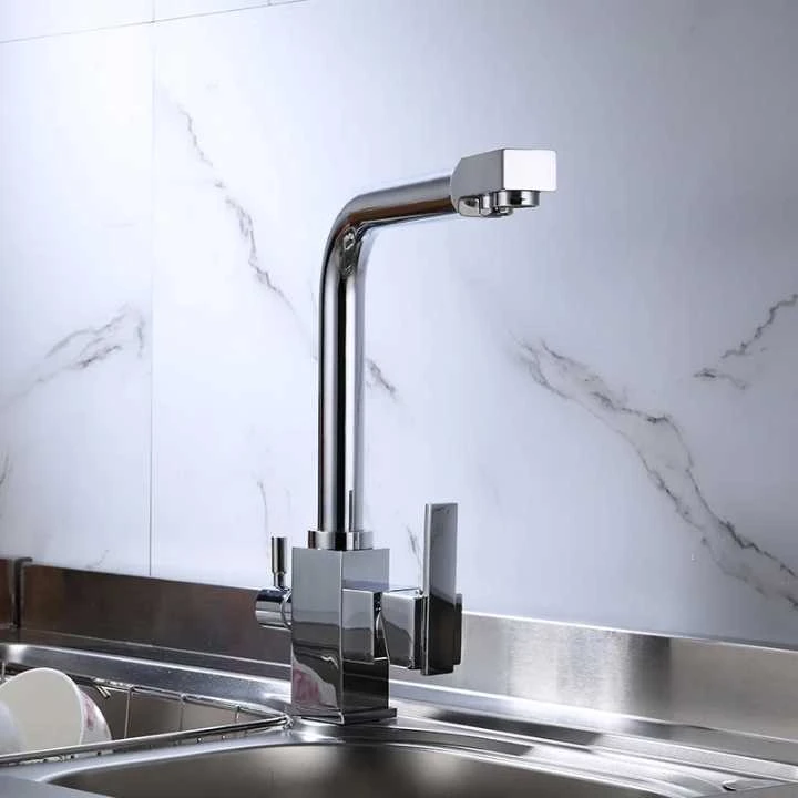 عکس شماره 3 : شیر آشپزخانه مدل دو منظوره لاکچری تصفیه دار کد 5002