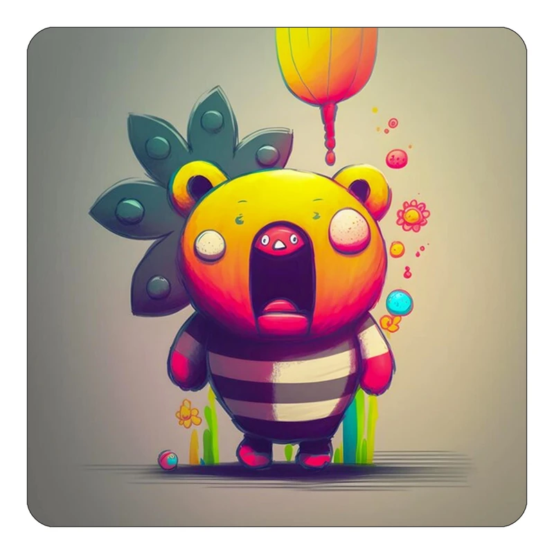 مگنت کاکتی طرح حیوانات رنگی مدل mp26178