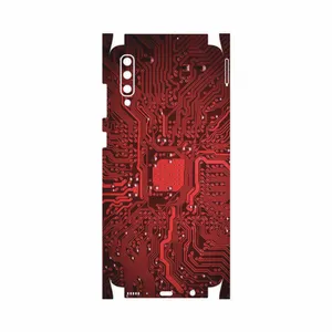 MAHOOT Red Printed Circuit Board-FullSkin Cover Sticker for Samsung Galaxy A70