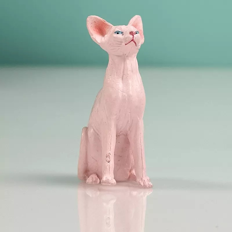 فیگور مدل گربه بدون مو طرح Hairless Cat