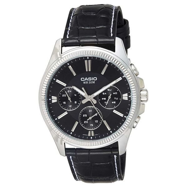 ساعت مچی عقربه‌ای کوارتز مردانه کاسیو مدل MTP-1375L-1AV