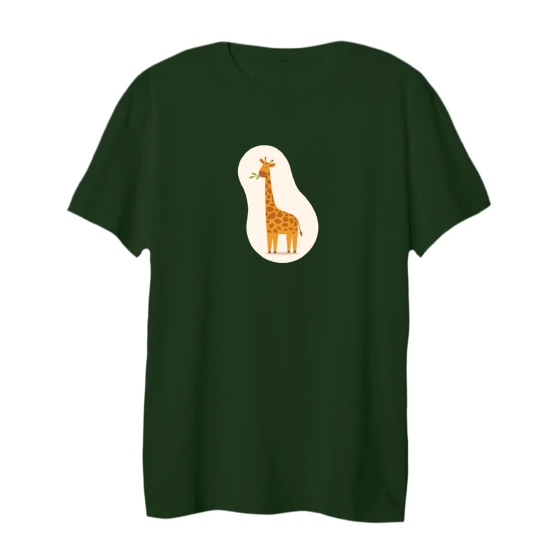 تی شرت لانگ آستین کوتاه زنانه مدل زرافه کد 2