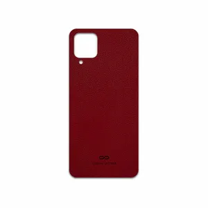 MAHOOT Red-Leather Cover Sticker for Samsung Galaxy M12
