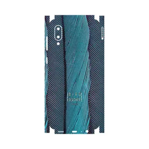 MAHOOT Turquoise feathers-FullSkin Cover Sticker for Samsung Galaxy A02