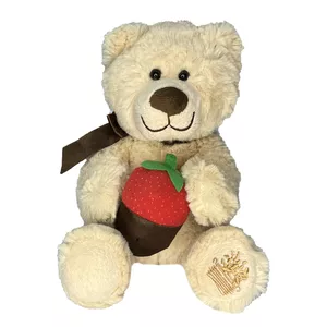 عروسک طرح خرس توت فرنگی مدل Berry Loved Bear کد SZ12/1096 ارتفاع 24 سانتی‌متر